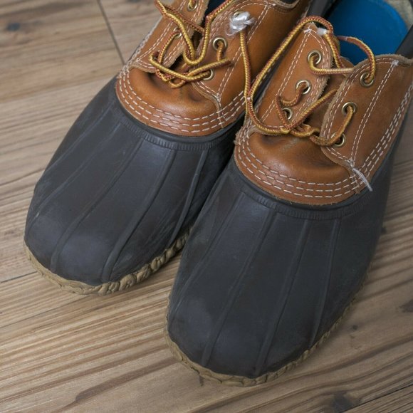 Vintage LL Bean Duck Snow Shoes Size 11 Brown Made In Maine main image 11